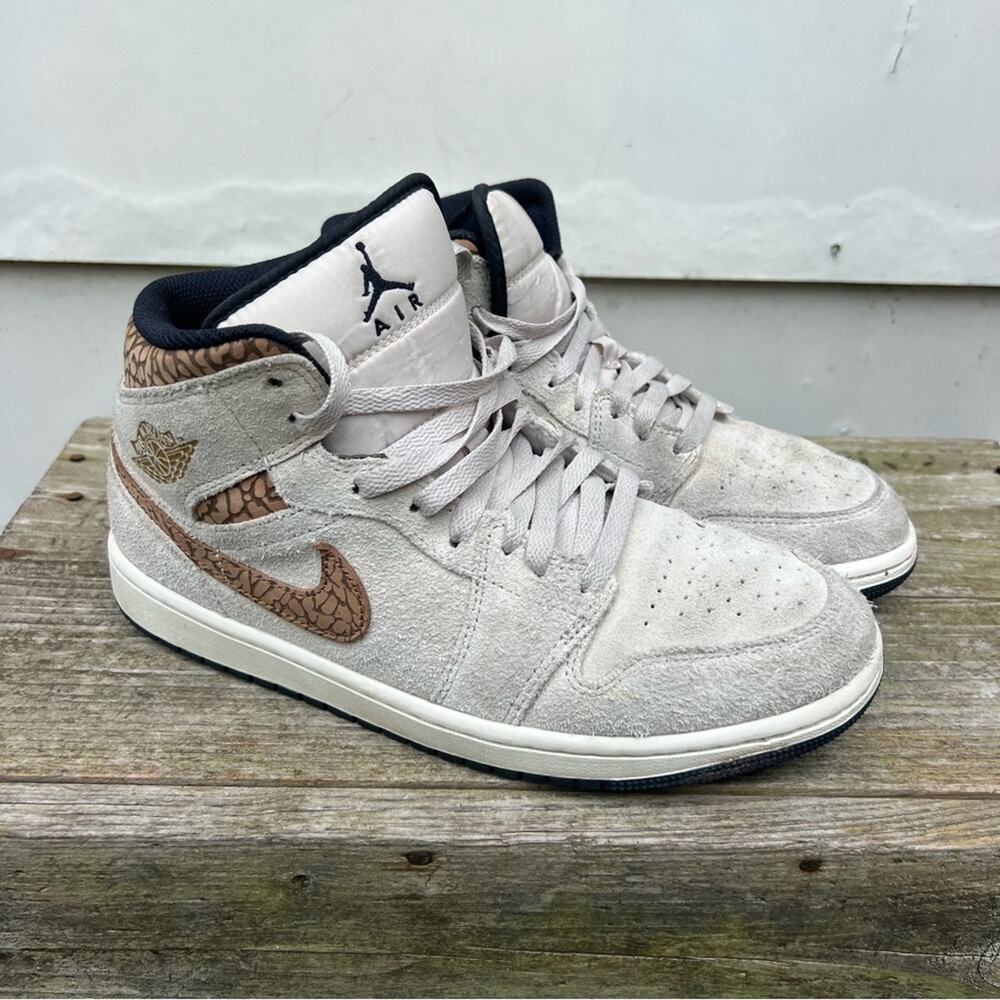 Nike Air Jordan 1 Retro Mid SE Brown Elephant dz4129-102 8.5
